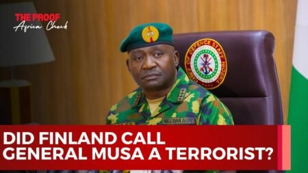 Did Finland Label Nigeria’s Chief of Defence Staff a Terrorist?