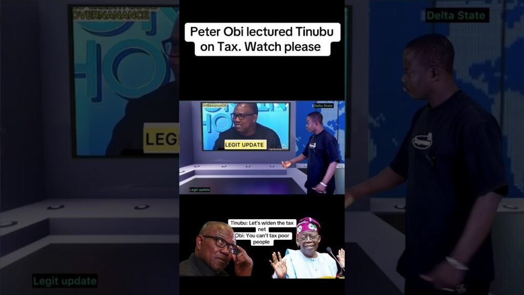 Peter Obi lectured Tinubu on TAX #shorts #viralshort #nigerianews
