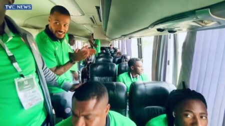 Super Eagles Players’ Mood Before 1-0 Victory Against Rwanda In Uyo