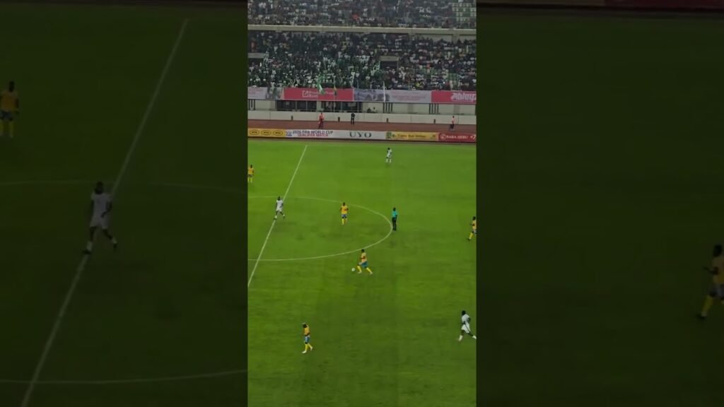 Full time Nigeria 1 Rwanda 0, nuko umukino urangye.