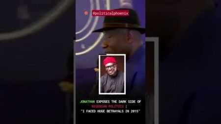 Goodluck Jonathan Exposes The Dark Side of Nigerian Politics | “I Faced Huge Betrayals in 2015”