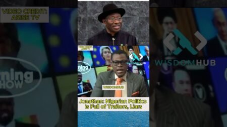 Jonathan: Nigerian Politics is Full of Traitors, Liars