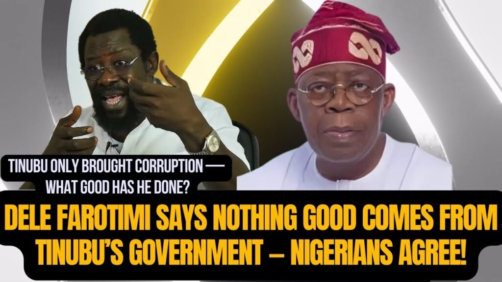 Dele Farotimi Says Nothing Good Can Come From Tinubu’s Government, Nigerians Agree! #nigeria #news