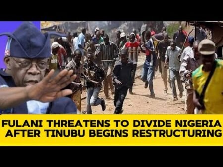 BREAKING‼️FULANI THREATENS TO DIVIDE NIGERIA AFTER TINUBU BEGINS RESTRUCTURING WITH STATE POLICE.