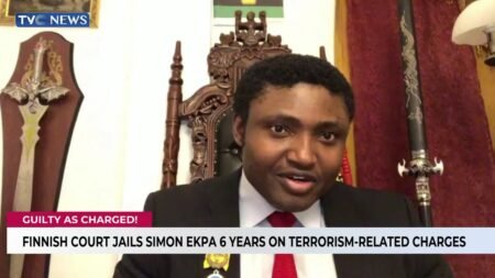Finnish Court Jails Simon Ekpa For 6 Years On Terrorism-Related Charges