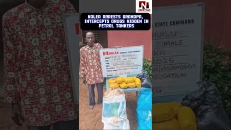 NDLEA Arrests Grandpa, Intercepts Drugs Hidden in Petrol Tankers#NDLEA #NigeriaNews