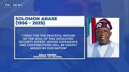 President Tinubu Condoles With The Nigeria Police Over The Death Of Solomon Arase