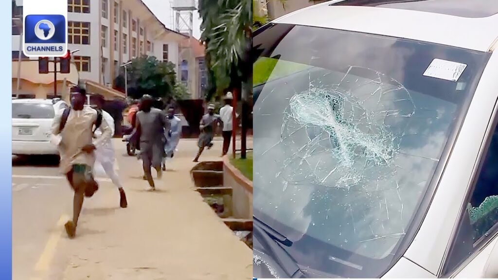 Moment Thugs Disrupted Inauguration Of ADC Committee In Kaduna