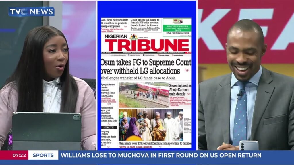 TVC Newspaper Review: Osun King Bags 56-Month Jail Term In America For Covid Relief Fraud