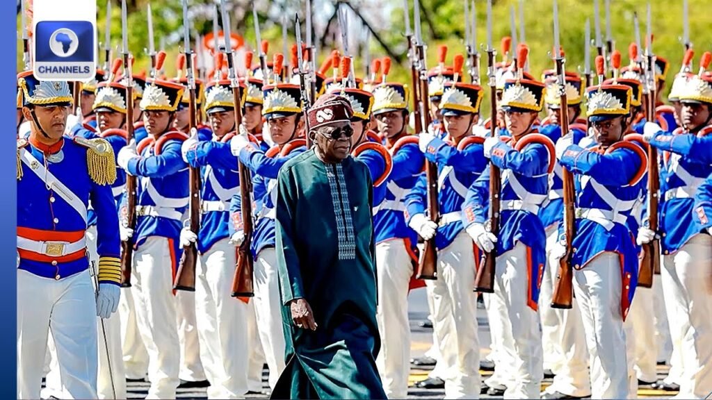Tinubu Visits Brazil, Receives Full Military Honours