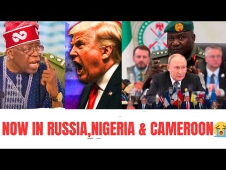 Russia president in cameroon and Nigeria ahead of cameroon election #breakingnewsafrica #news
