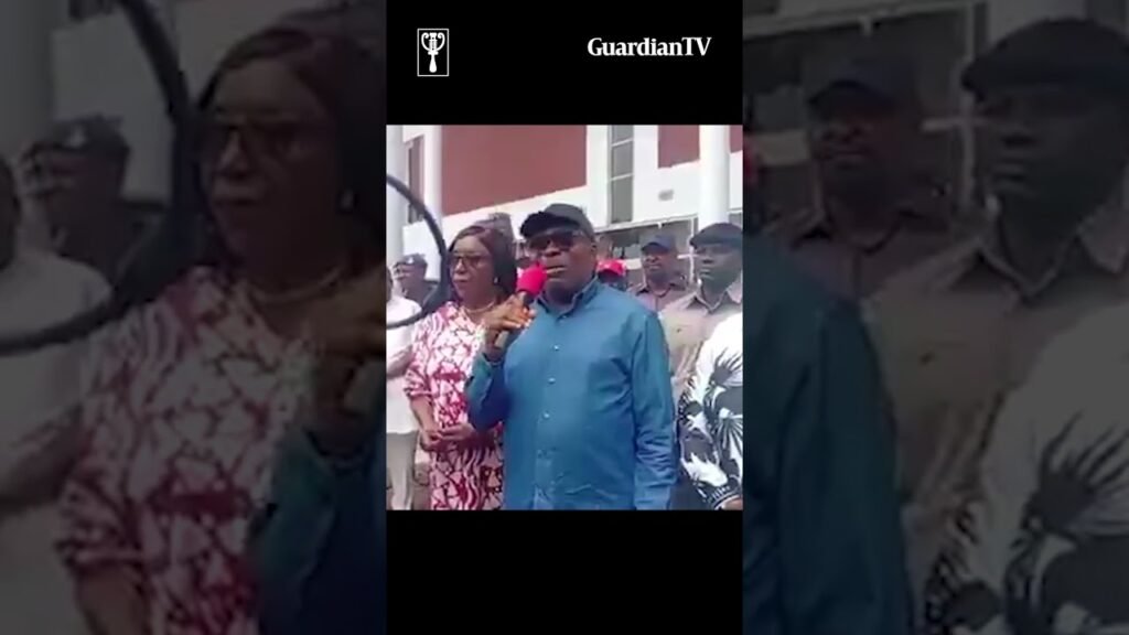 Fubara arrives government house PortHarcourt, speaks on next plan