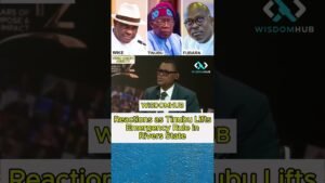 Reactions as Tinubu Lifts Emergency Rule in Rivers State