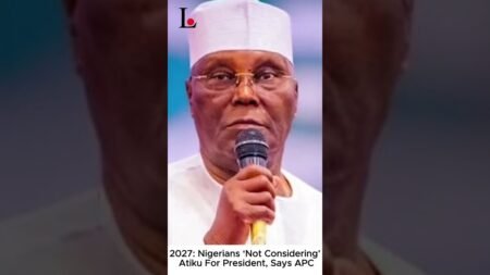2027: Nigerians ‘Not Considering’ Atiku For President, Says APC