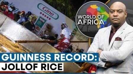 Nigerian Chef Breaks World Record For Largest Jollof Rice Dish | World Of Africa