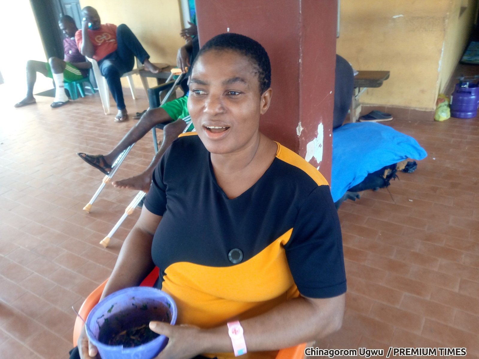 Patients at the National Orthopaedic Hospital, Enugu State