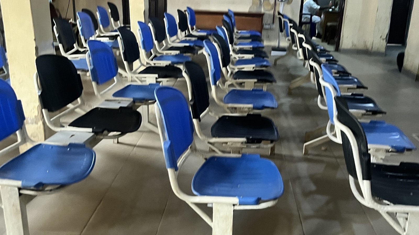 Empty visiting area at Nyanya General Hospital Abuja (PHOTO CREDIT: Nike)