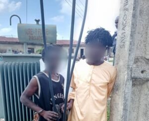 Police arrest transformer vandals in Minna Police arrest transformer vandals in Minna