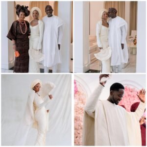 Photos From Temi Otedola And Mr Eazi’s Traditional Wedding