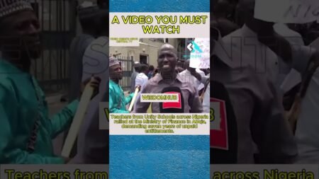 Teachers from Unity Schools across Nigeria rallied at the Ministry of Finance in Abuja, demanding…
