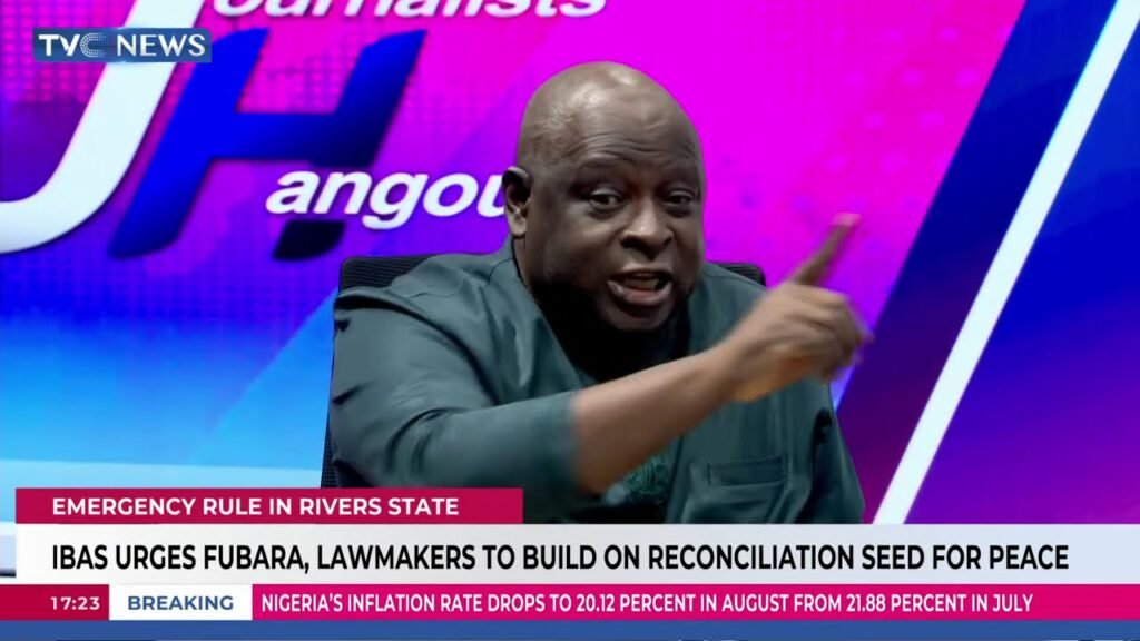 Ibas Urges Fubara, Lawmakers To Build On Reconciliation Seed For Peace