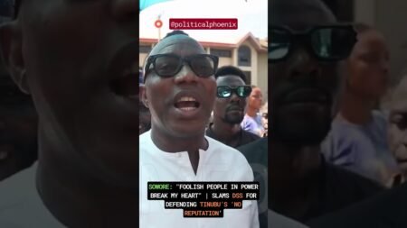 Sowore: “Foolish People in Power Break My Heart” | Slams DSS for Defending Tinubu’s ‘No Reputation’