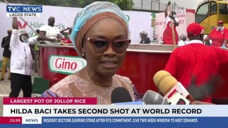 Largest Pot Of Jollof Rice: Hilda Baci Takes Second Shot At World Record