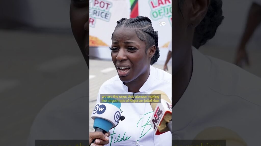 Nigerian chef aims to make largest jollof rice bowl ever | DW News