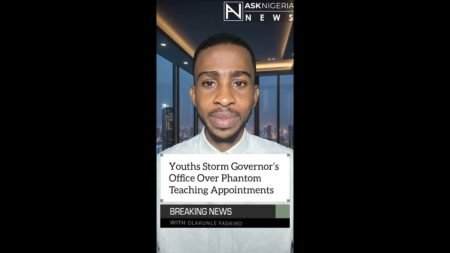 Youths Storm Governor’s Office Over Phantom Teaching Appointments ┃ Ask Nigeria Breaking News!