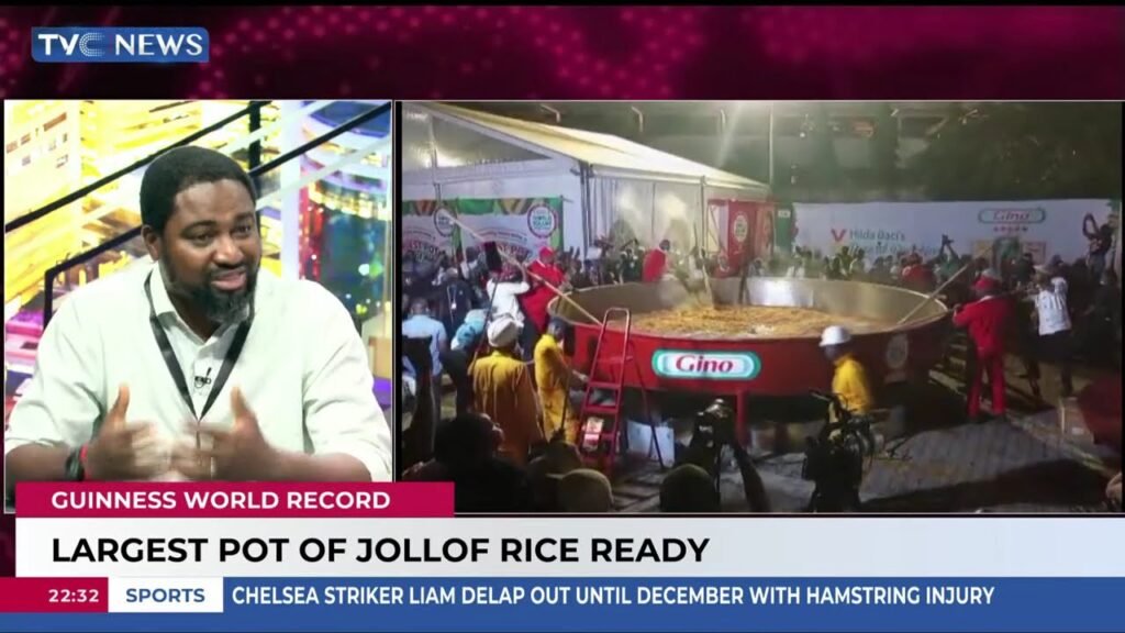 How Hilda Baci Cooked Largest Pot Of Jollof Rice Ever