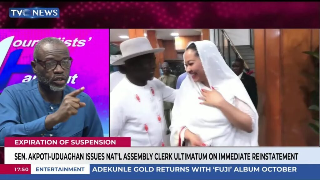 Sen. Akpoti-Uduaghan Issues Nat’l Assembly Clerk Ultimatum On Immediate Reinstatement