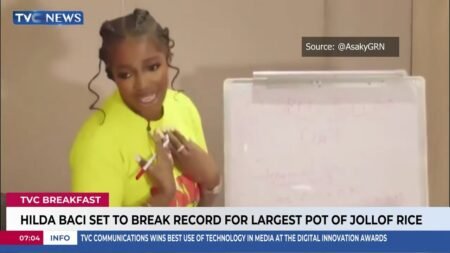 Hilda Baci Set To Break Record For Largest Pot Of Jollof Rice