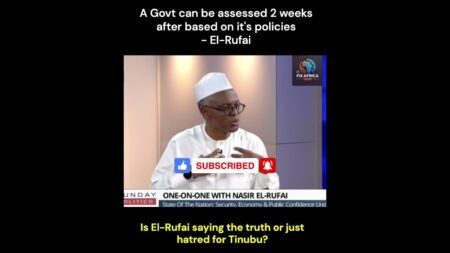Nothing Wrong with Accessing a Government 2 weeks After Based on it’s Policies – El Rufai