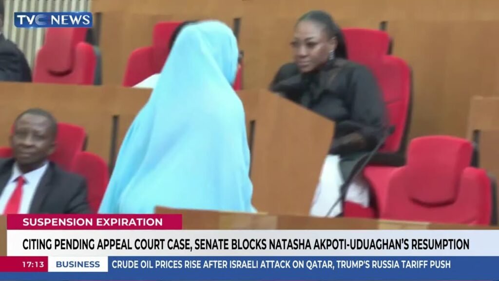 Citing Pending Appeal Court Case, Senate Blocks Natasha Akpoti-Uduaghan’s Resumption