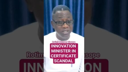 NIGERIA’S INNOVATION MINISTER IN CERTIFICATE SCANDAL