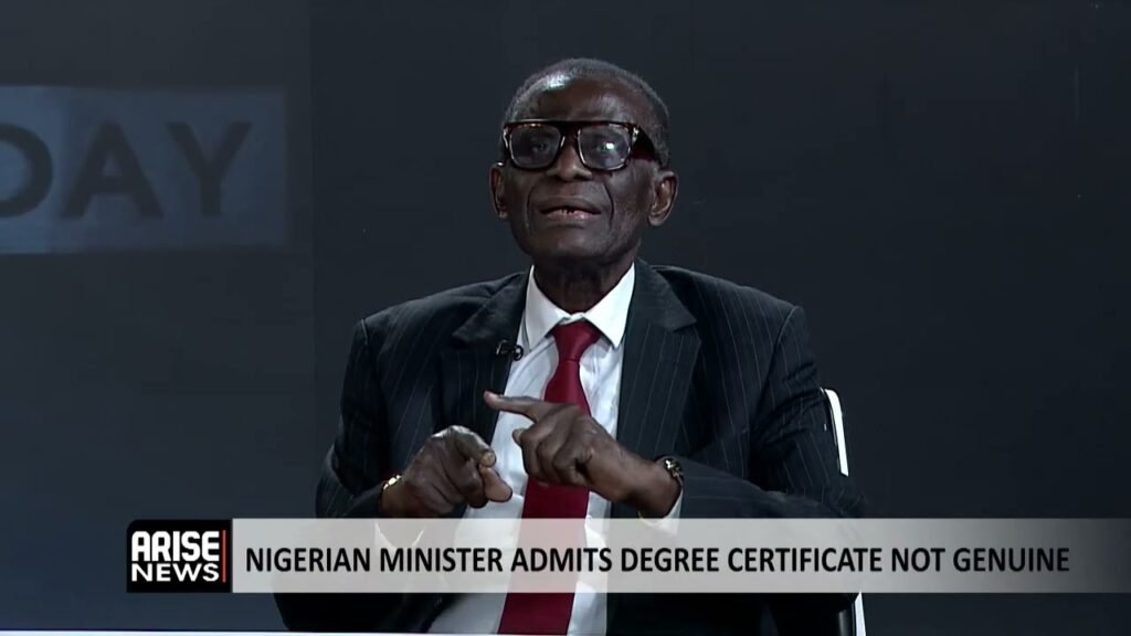 Nigerian Minister Admits Degree Certificate Not Genuine – Dayo Sobowale