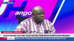 Dangote Refinery Hails Pres. Tinubu For Timely Intervention In Dispute With PENGASSAN