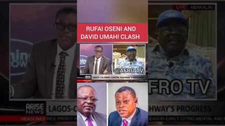RUFAI OSENI AND DAVID UMAHI CL@SH  #shortvideo #rufaioseni #davidumahi #nigerianpolitician #nigeria