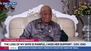 I Will Honour Memory Of My Late  Wife By Delivering On Promises – Gov Eno