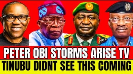 PANIC HITS TINUBU APC AS PETER OBI STORMS ARISE TV NEWS, PROVES TINUBU FAILED LEADERSHIP IN NIGERIA