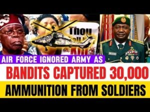 Breaking News: Nigeria Air Force Ignored Army As Bändits Captured 30,000 Ammunitions In Kwara