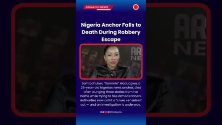 Nigeria Anchor Falls to Death During Robbery Escape #SommieMaduagwu #NigeriaNews