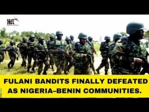 BREAKING NEWS: Fulani bandits crushed as nigeria–benin border communities unite