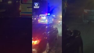 Vehicle Knocks Pedestrian Down On Ikorodu Road