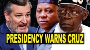 Tinubu Reprimands Ted Cruz For Sponsoring A Bill That’ll Impose Sanctions On Nigerian Politicians
