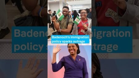 Kemi Badenoch vows to deport undocumented migrants, sparking outrage in Nigeria.
