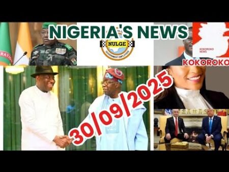 Nigeria’s news updates 30/09/2025