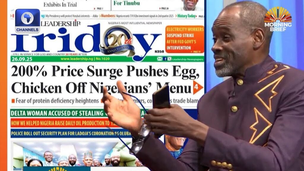 ‘Cost Of Food Has Become Unaffordable In Nigeria’, Analyst Reviews | Newspaper Headlines