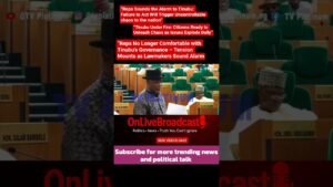 #breakingnews #dailynews #news #shorts #nigeria “Reps No Longer Comfortable with Tinubu’s Governance