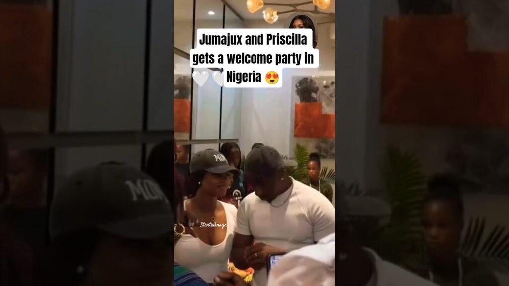 Priscilla ojo and jumajux welcome party in Nigeria #fypage #pricillaojo #nigerianews #jumajux